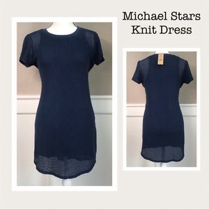 🧵Michael Stars | 🌟NWT Navy Mesh Dress